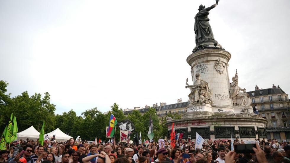 Manifestation contre Macron