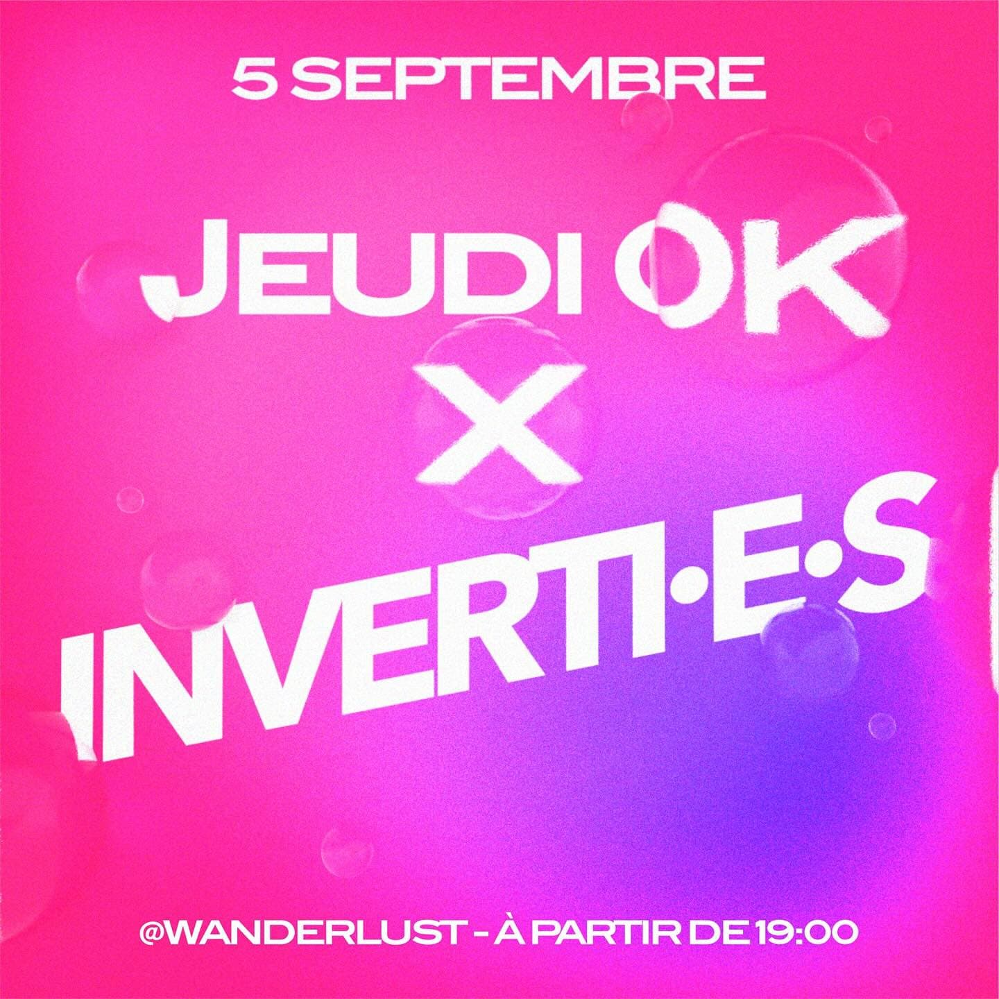 Jeudi OK x Inverti.es