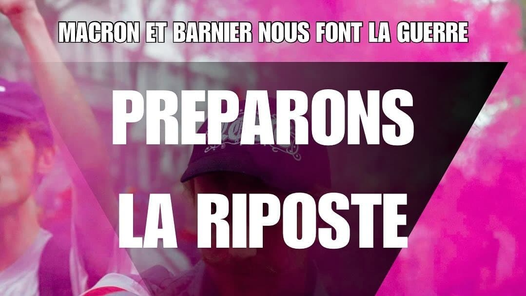 Manif contre Barnier