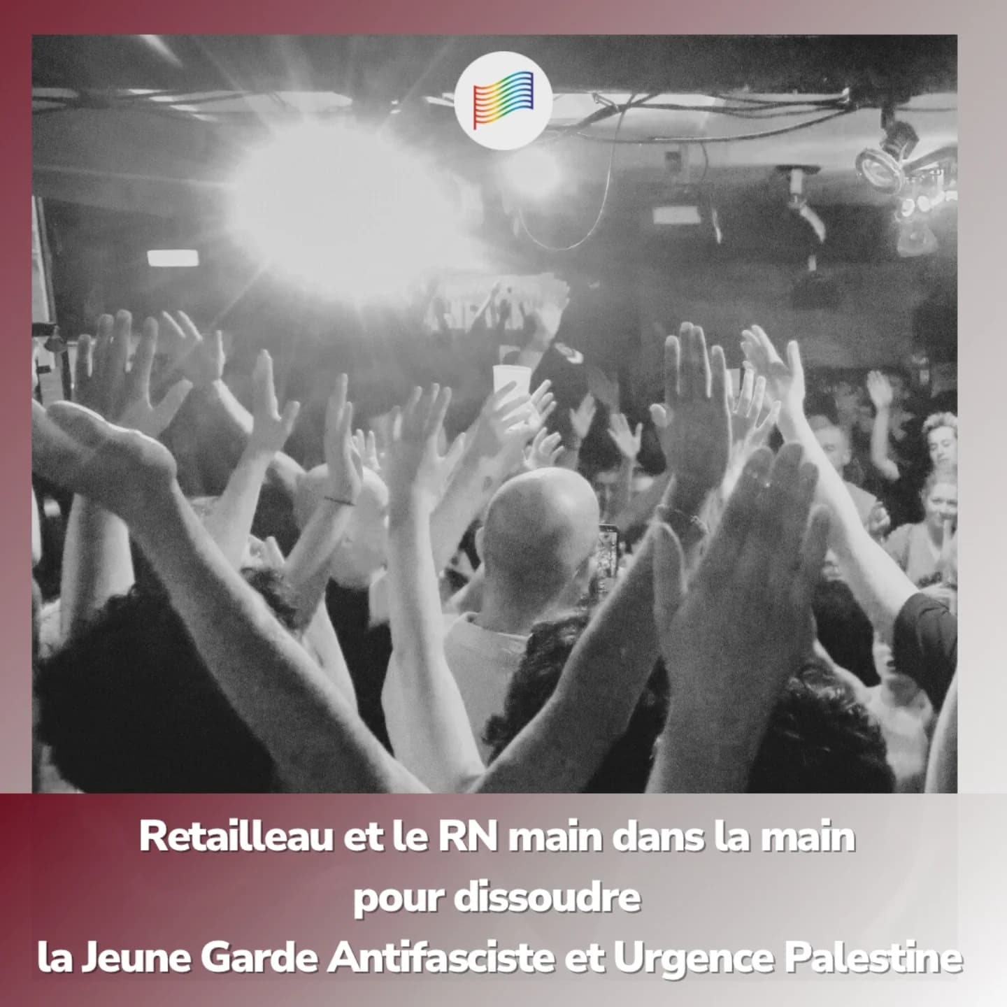 Réaction à la dissolution d'Urgence Palestine et la Jeune Garde