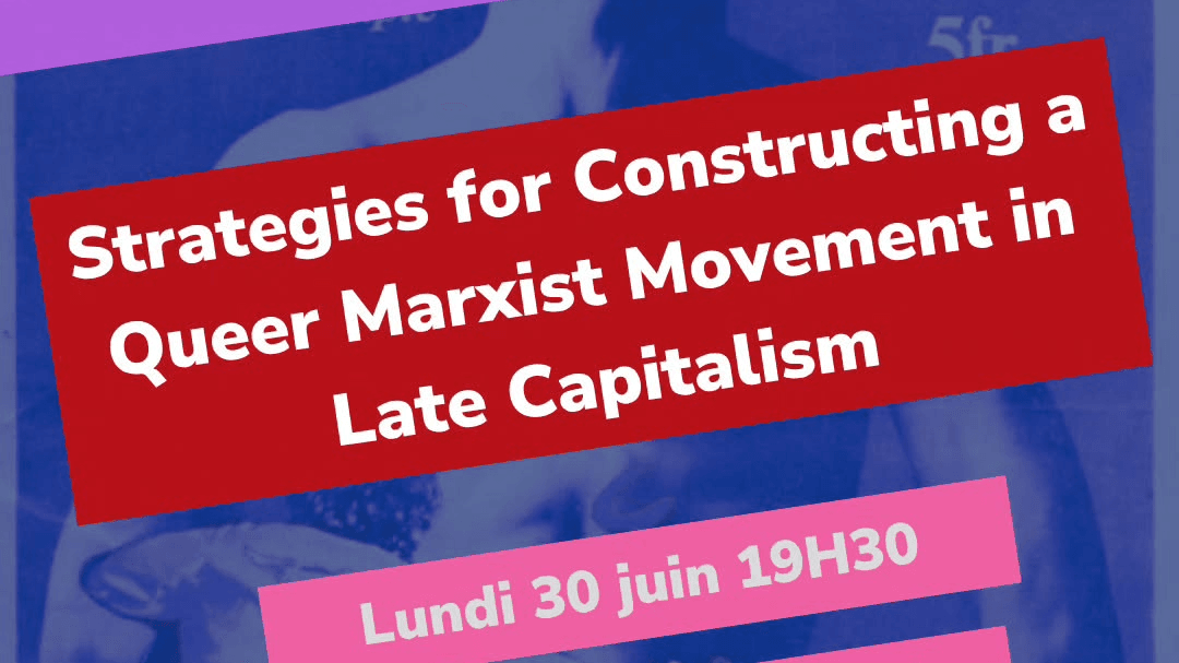 Table ronde Queer and Trans Historical Materialism Collective